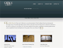 Tablet Screenshot of grace-bible-test.com